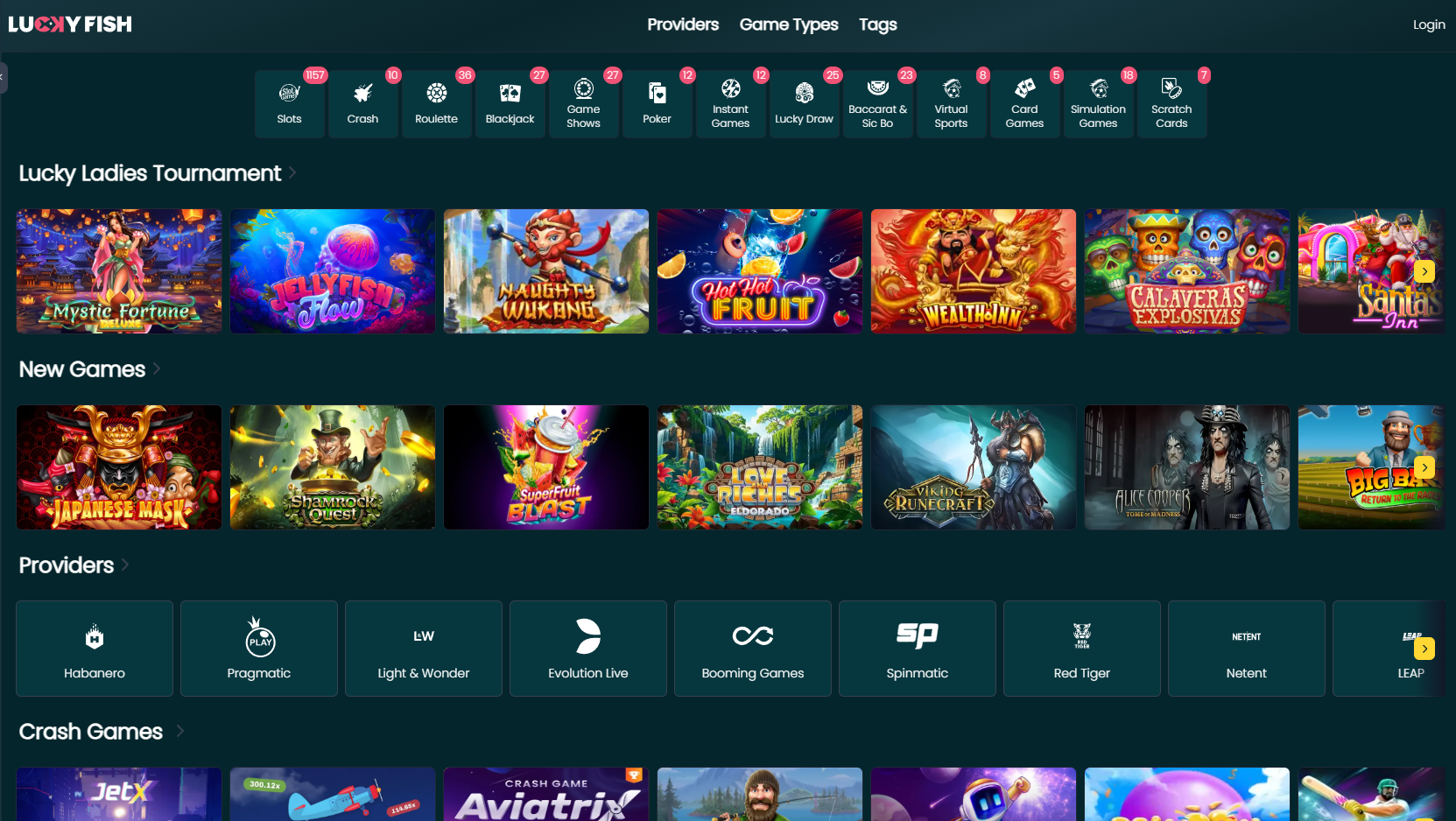 LuckyFish Gaming Hub
